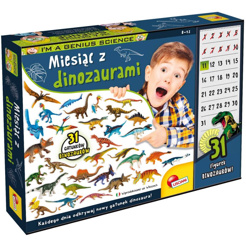 Zabawka edukacyjna LISCIANI I'm a genius Miesiąc z dinozaurami 304-PL107506