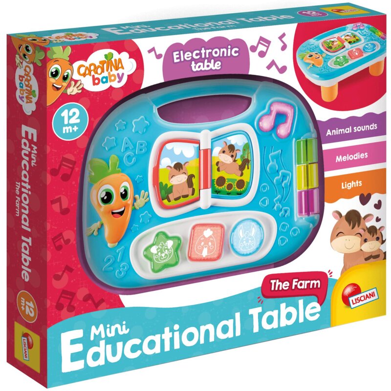 Zabawka edukacyjna LISCIANI Carotina Baby Ministolik Farma 304-EX109906
