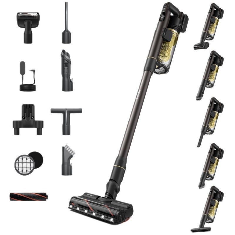 Odkurzacz pionowy PHILIPS Aqua 7000 Complete XC7167/01 Bezprzewodowy