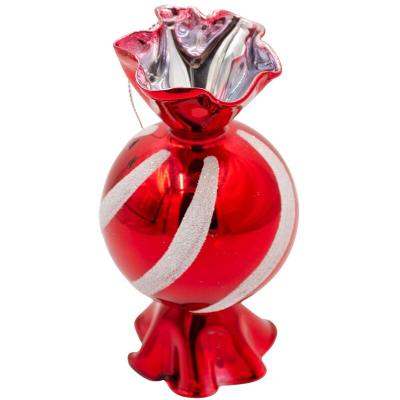 Bombka MICA Cukierek 12.5 cm Czerwony