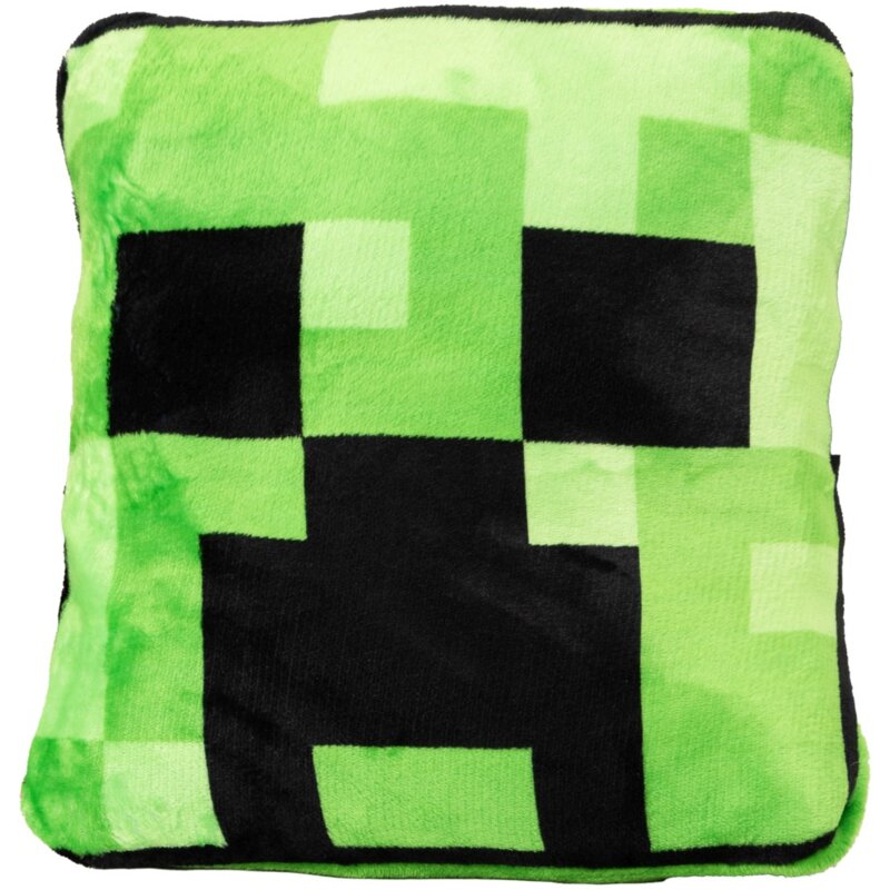 Paladone Minecraft Creeper Cushion / Blanket 2w1