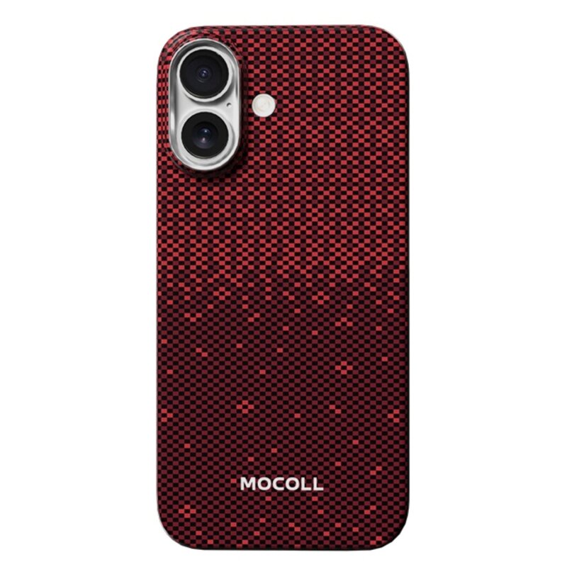 Etui MOCOLL Bulletproof Aramid Picking Blossoms do Apple iPhone 17 Czerwony