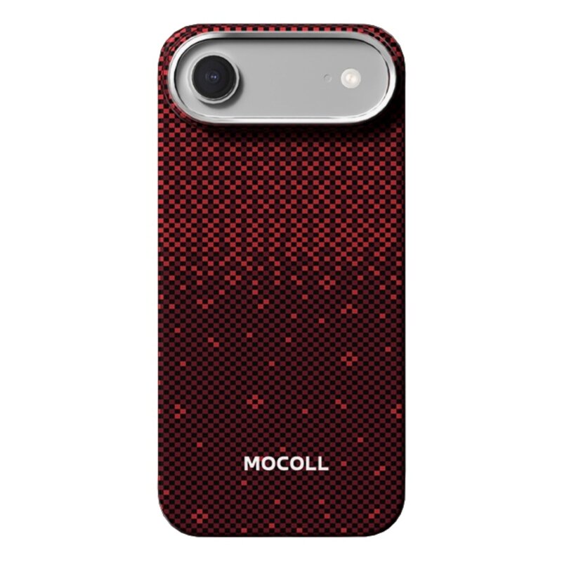 Etui MOCOLL Bulletproof Aramid Picking Blossoms do Apple iPhone 17 Air Czerwony