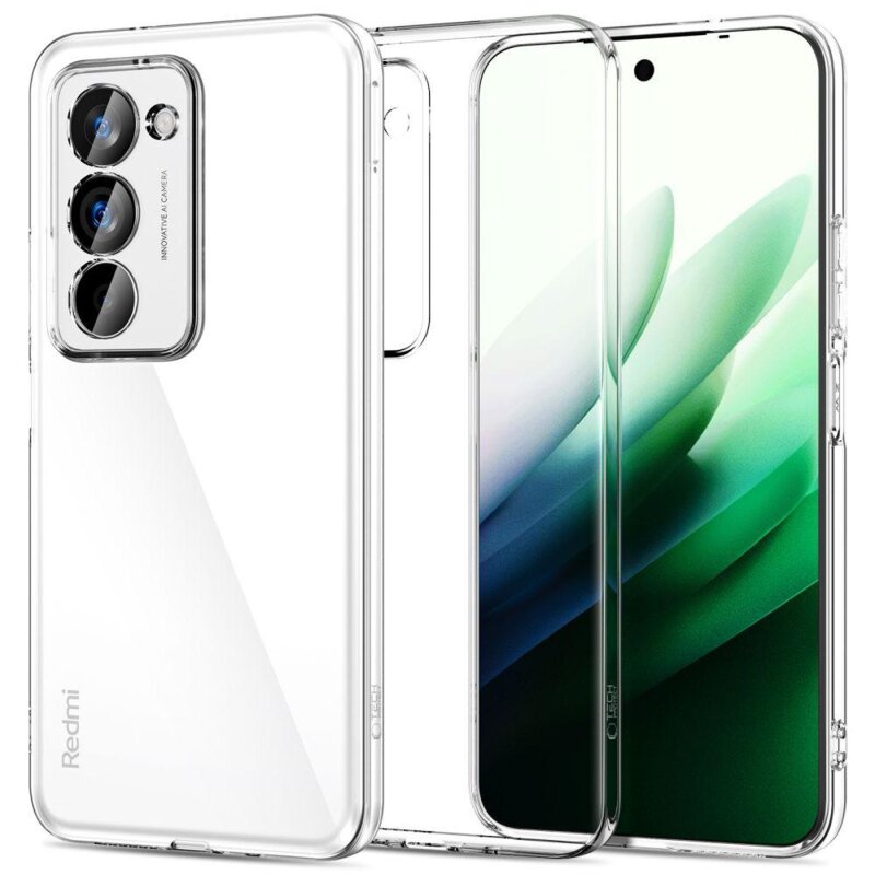 Etui TECH-PROTECT Flexair do Xiaomi Redmi 15 4G/5G Przezroczysty