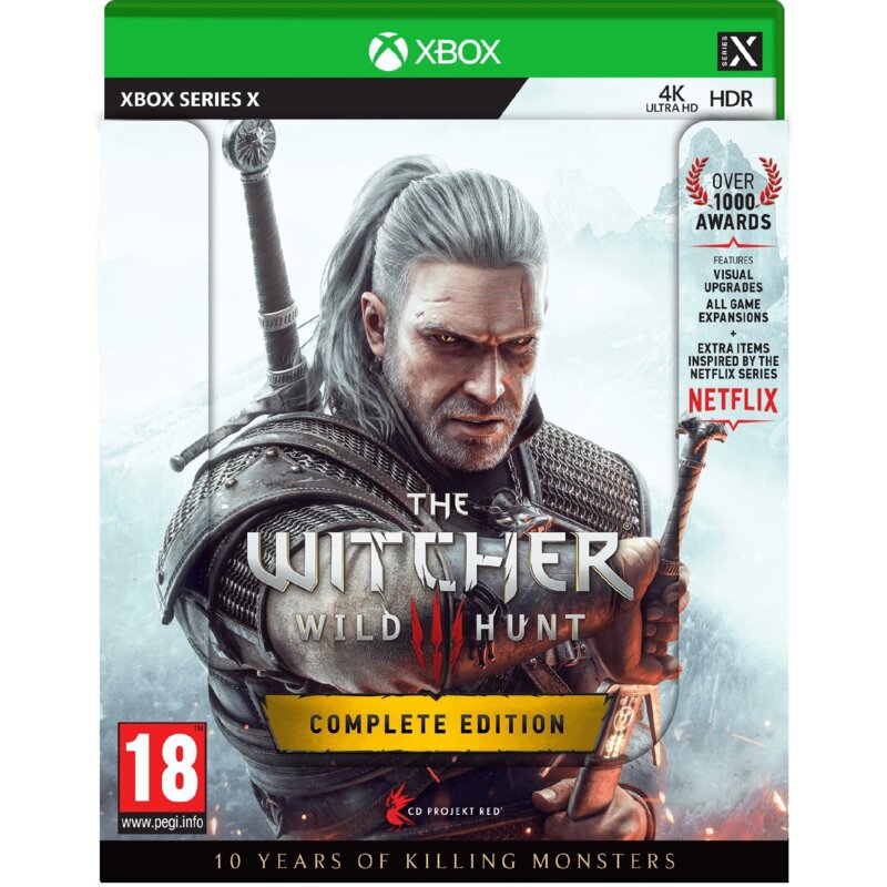 XSX: Wiedźmin 3 Dziki Gon - Edycja Kompletna + Jubileuszowy Steelbook (The Witcher 3: The Wild Hunt - Complete Edition + 10th Anniversary Steelbook)