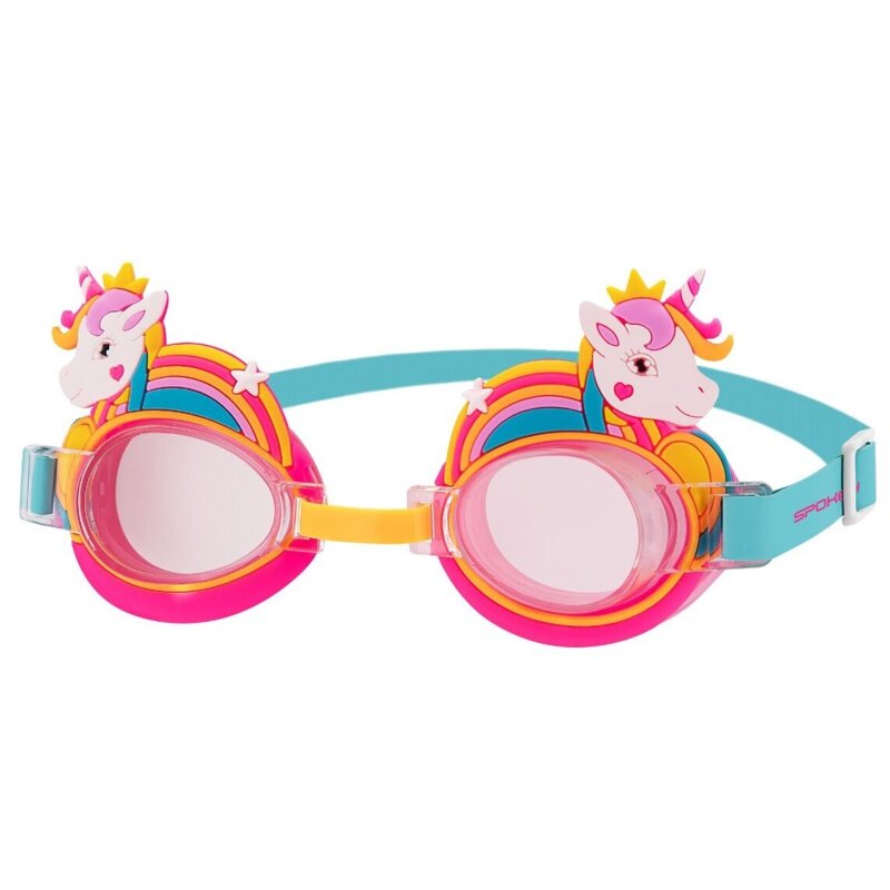 Okulary pływackie SPOKEY Playa Niebiesko-różowy filtr UV