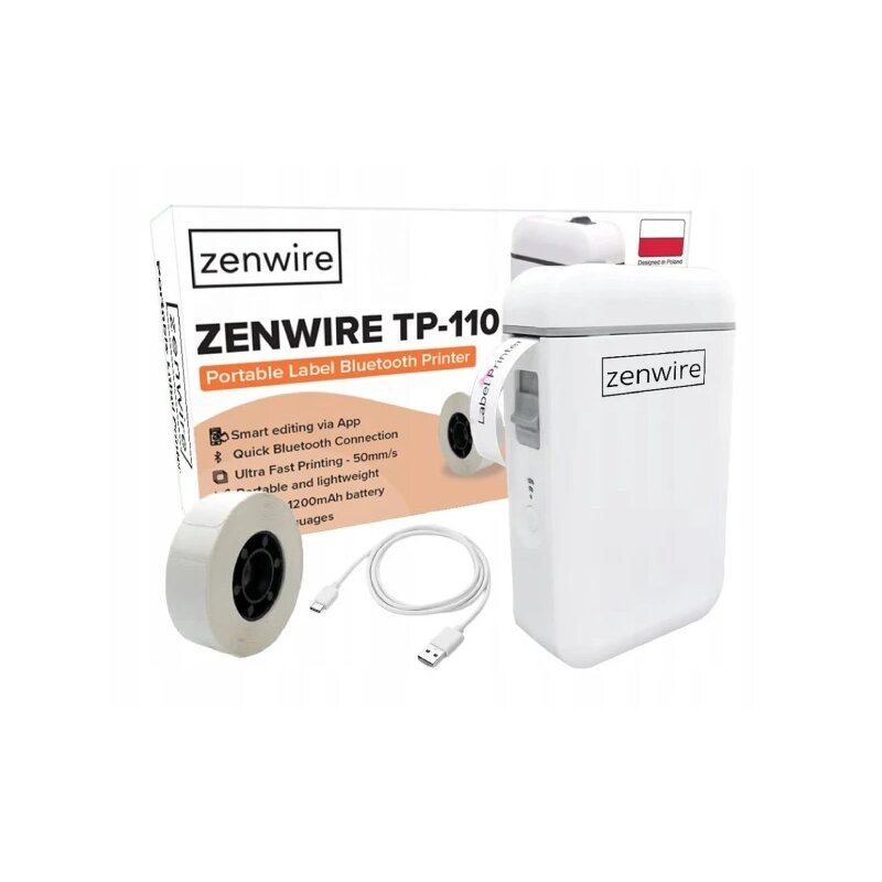Drukarka ZENWIRE TP-110 Złącze USB