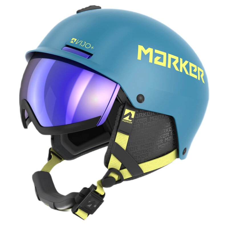 Kask narciarski MARKER Vijo+ Niebiesko-żółty (rozmiar 51-56) dla dzieci