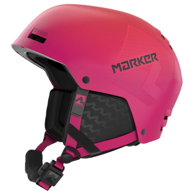 Kask narciarski MARKER Squad Bordowo-pomarańczowy (rozmiar L)