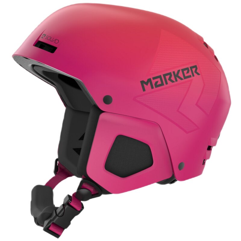 Kask narciarski MARKER Squad (rozmiar 51-56) dla dzieci Bordowo-pomarańczowy