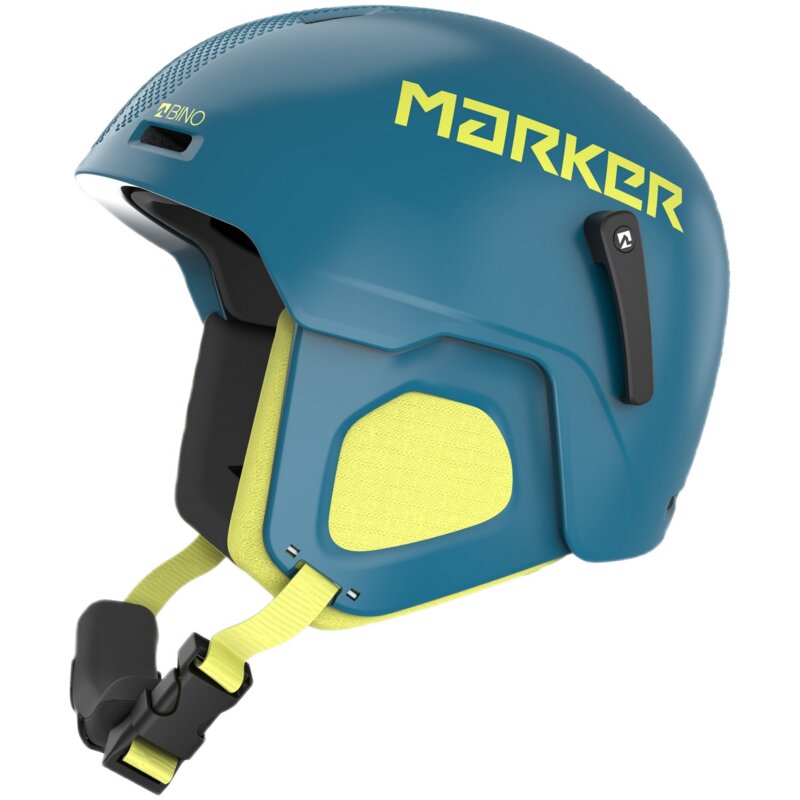 Kask narciarski MARKER Bino (rozmiar 50 - 55) dla dzieci Niebiesko-limonkowy