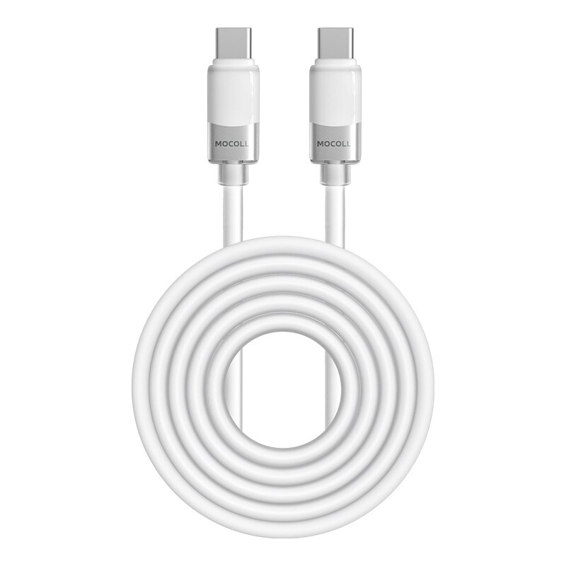 Kabel USB-C - USB-C MOCOLL 60W 1.5 m Biały