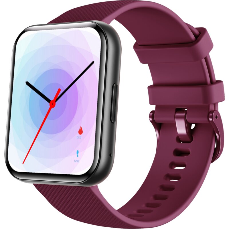 Smartwatch BEMI Exo Bordowy