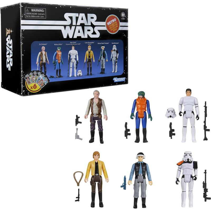 Zestaw figurek HASBRO Star Wars Retro Collection Fearless G10825L0 (6 szt.)