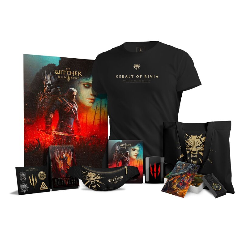 Zestaw gadżetów GOOD LOOT The Witcher 3: Wild Hunt Anniversary Monster Slayer Kit Wielokolorowy