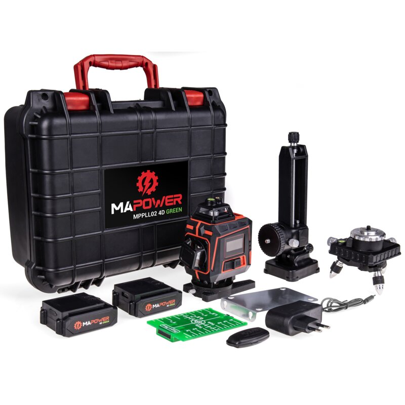 Poziomnica laserowa MAPOWER MPLL02 4D