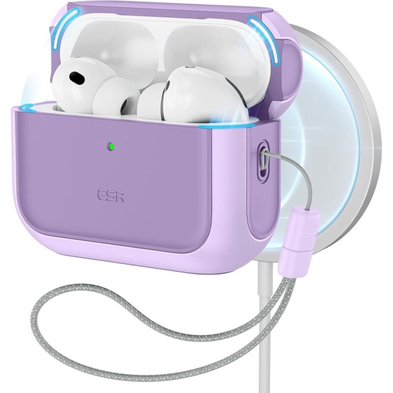 ESR Orbit Halolock Magsafe Do Apple Airpods Pro 3 Lavender