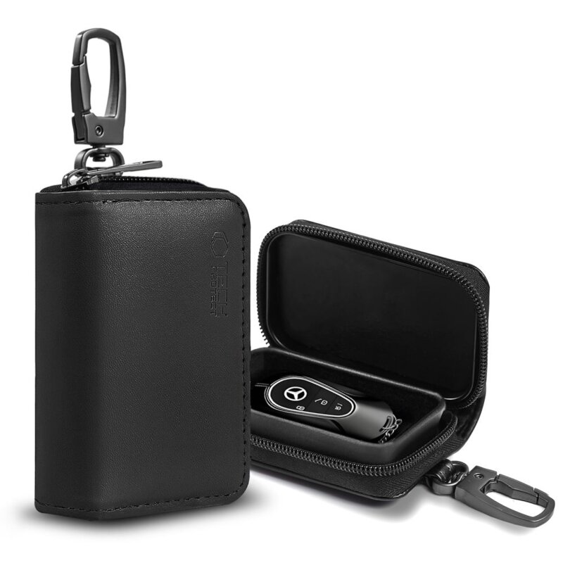 Etui z ochroną RFID na kluczyki TECH-PROTECT KLR300 RFID Signal Blocker Czarny