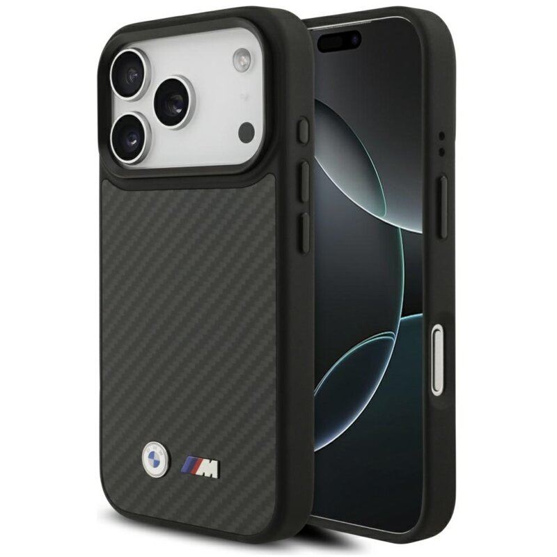 Etui BMW M Kevlar Matt MagSafe do Apple iPhone 17 Pro Czarny