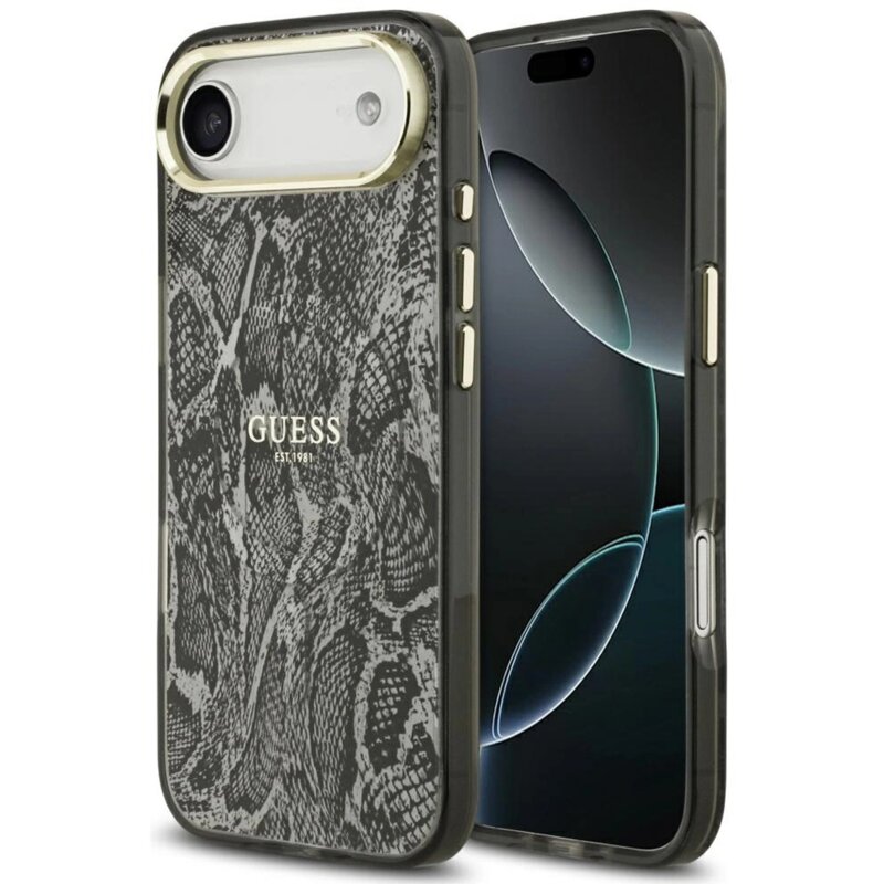 Guess Python Pattern MagSafe do iPhone Air Czarny
