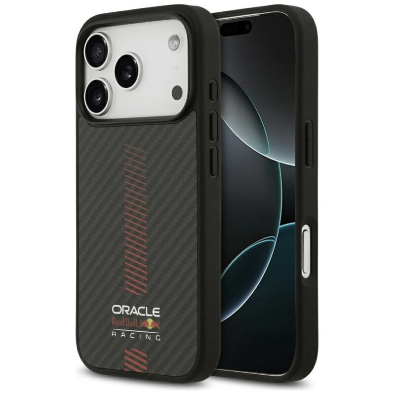 Red Bull Racing Kevlar Powerbar MagSafe do iPhone 17 Pro czarny