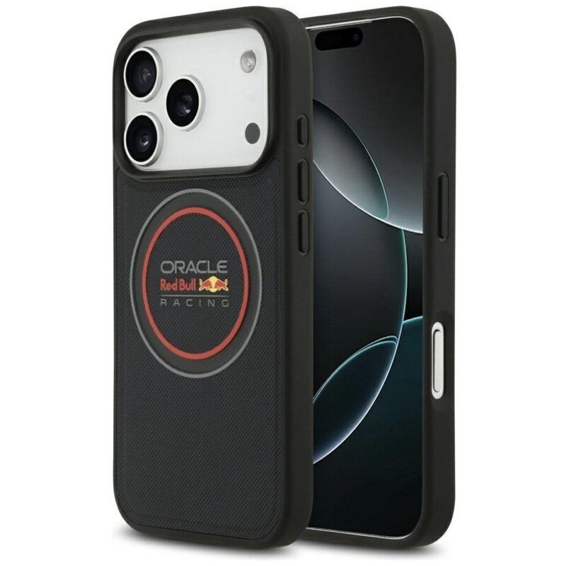 Red Bull Racing Meshed Logo And Red Ring MagSafe do iPhone 17 Pro Granatowy