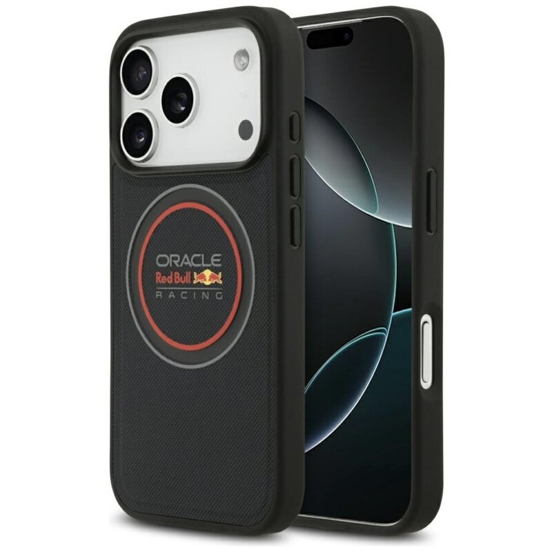 Red Bull Racing Meshed Logo And Red Ring MagSafe do iPhone 17 Pro Max Granatowy