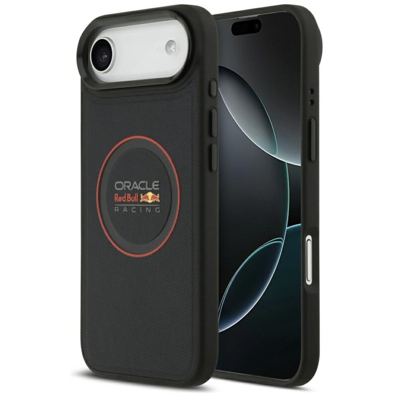 Red Bull Racing Meshed Red Ring & Metal Buttons MagSafe do iPhone Air Granatowy