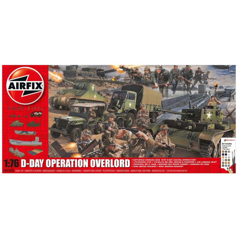 Airfix A50162A Gift Set Operacja D-Day Lądowanie w Normandii Skala 1:76