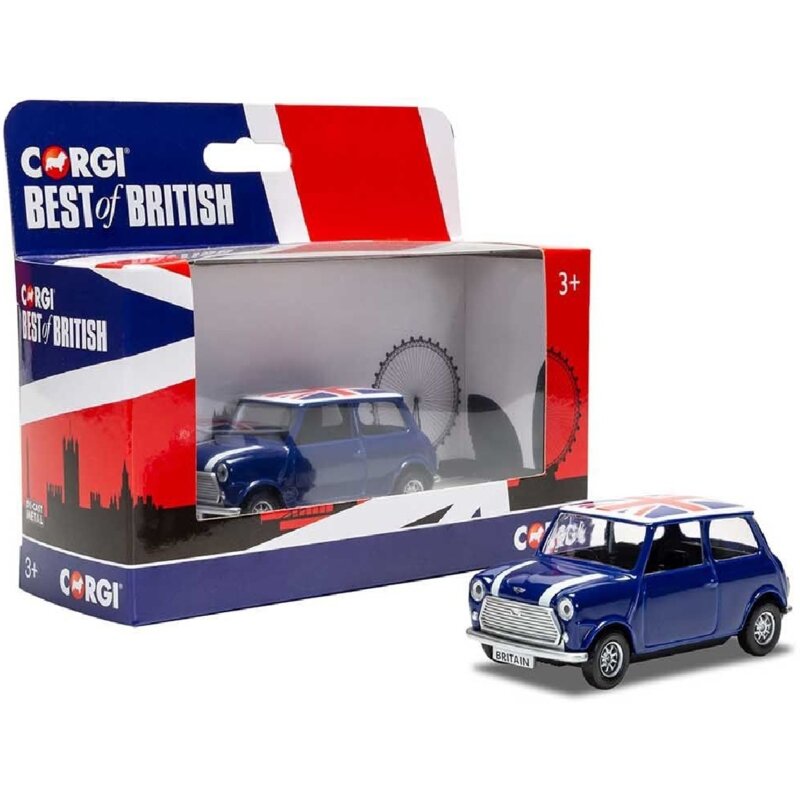 Corgi Samochód Best of British Klasyczny Mini Niebieski
