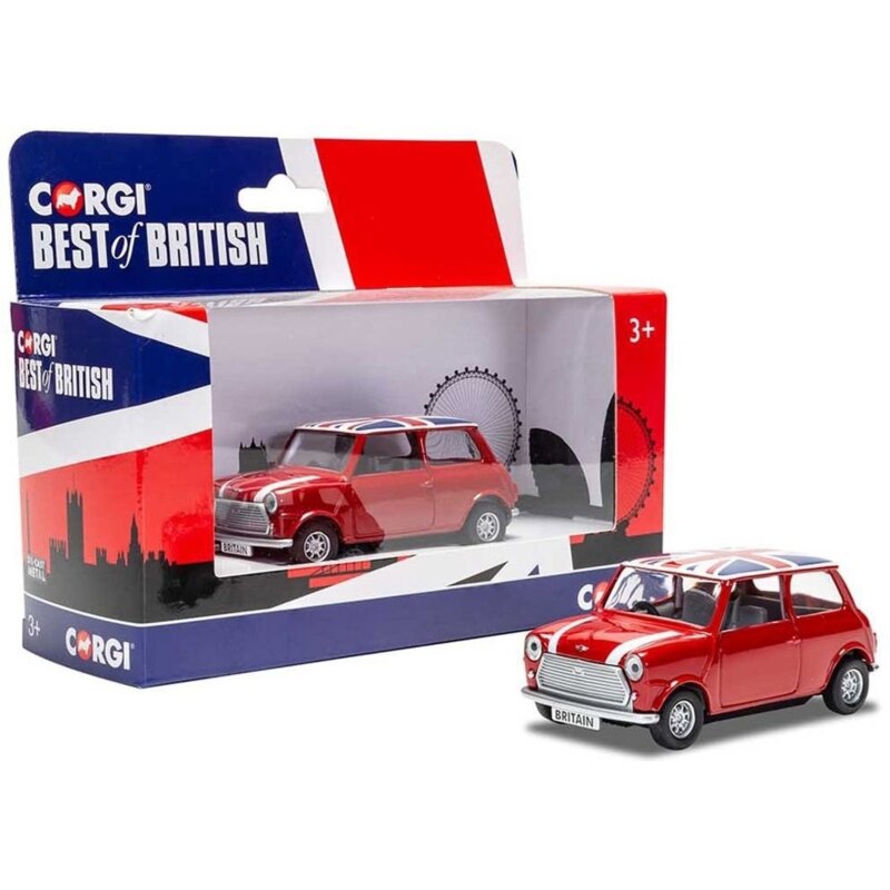 Corgi Samochód Best of British Klasyczny Mini Czerwony