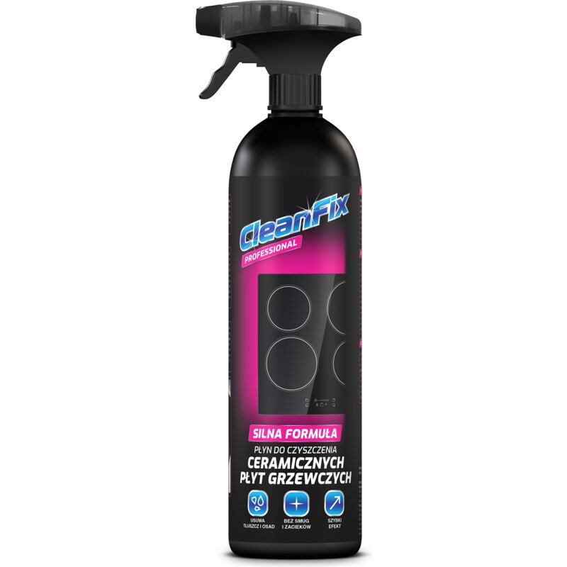 Płyn do czyszczenia płyt ceramicznych CLEANFIX Professional 1000 ml