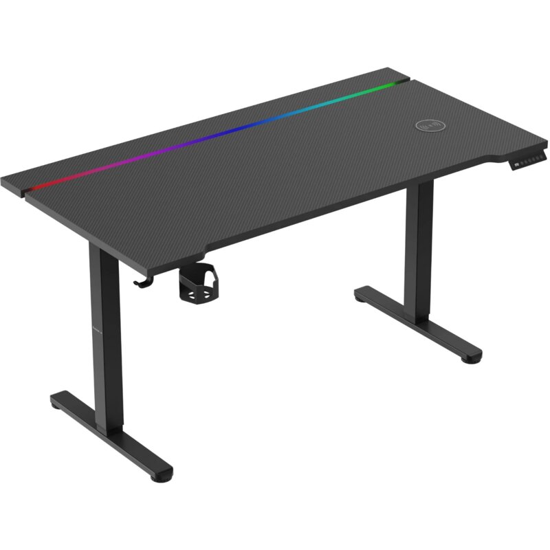 Biurko gamingowe HUZARO Hero 8.7 RGB Czarny