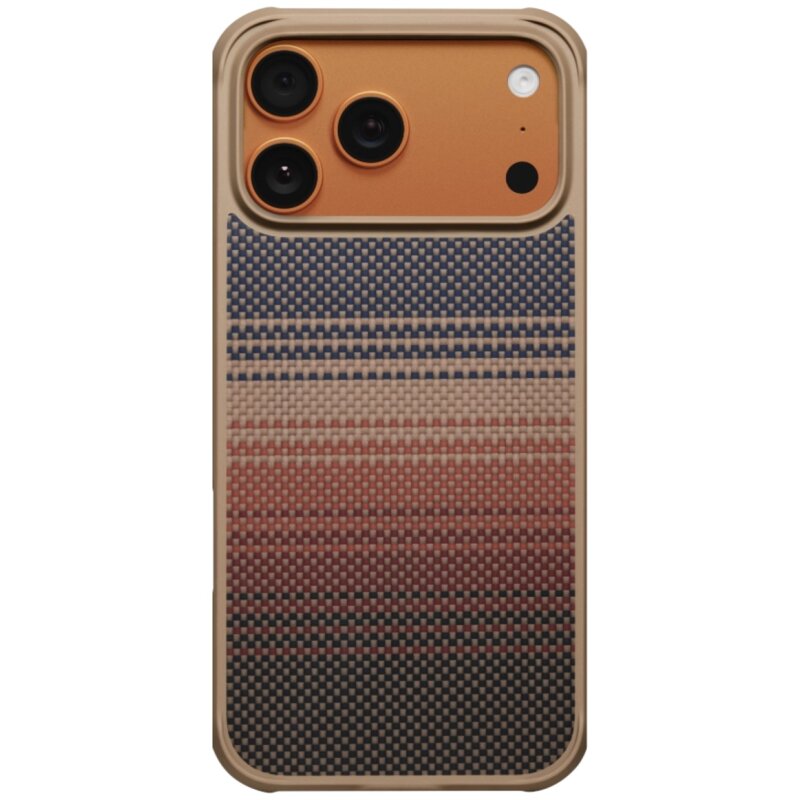 Etui PITAKA Aramid ProGuard MagSafe do Apple iPhone 17 Pro Sunset