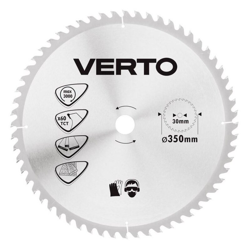 Tarcza do cięcia VERTO 61H144 350 mm
