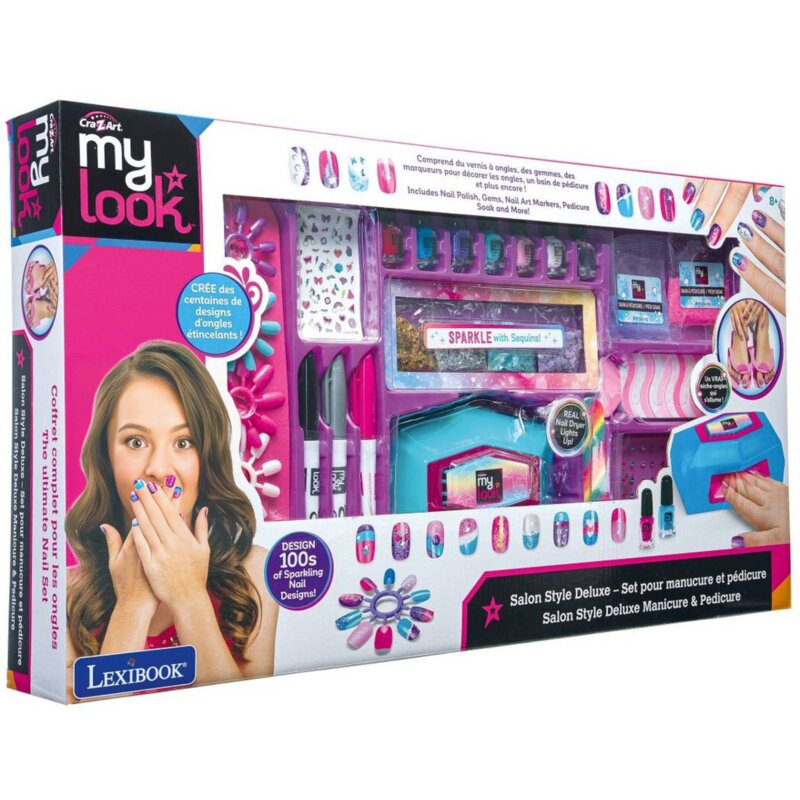 Zabawka zestaw do stylizacji paznokci CRA-Z-ART My Look Manicure i pedicure CRSS32