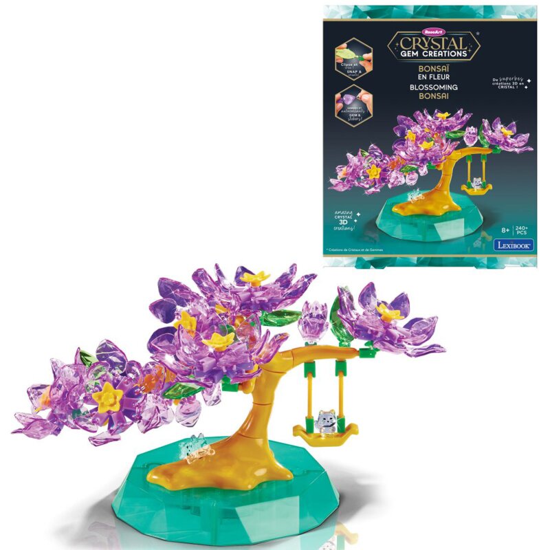 Zestaw kreatywny CRA-Z-ART Kryształowy kwiat Kwitnące Bonsai CRSS58