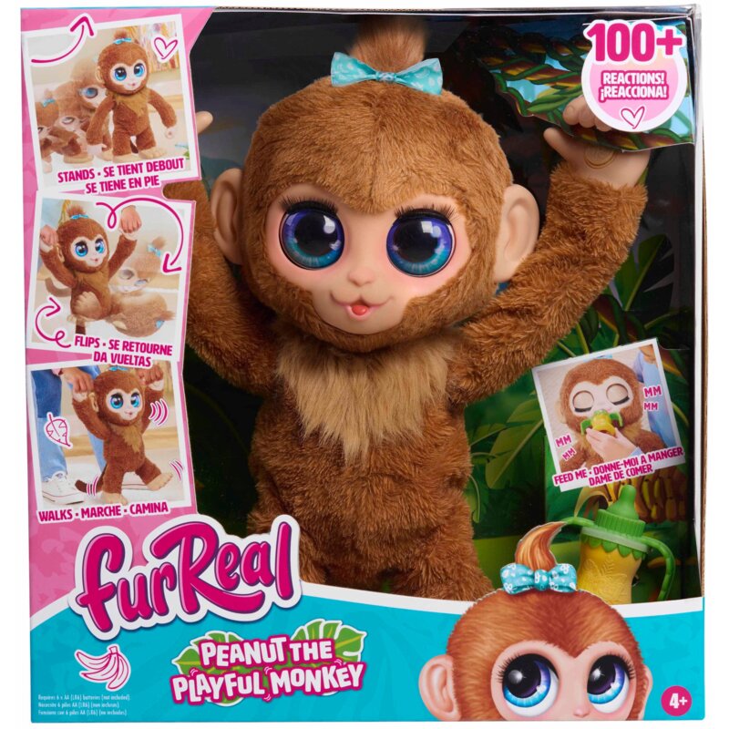 Zabawka interaktywna JUST PLAY FurReal Małpka Peanut 28113-000-1A-002-WB0