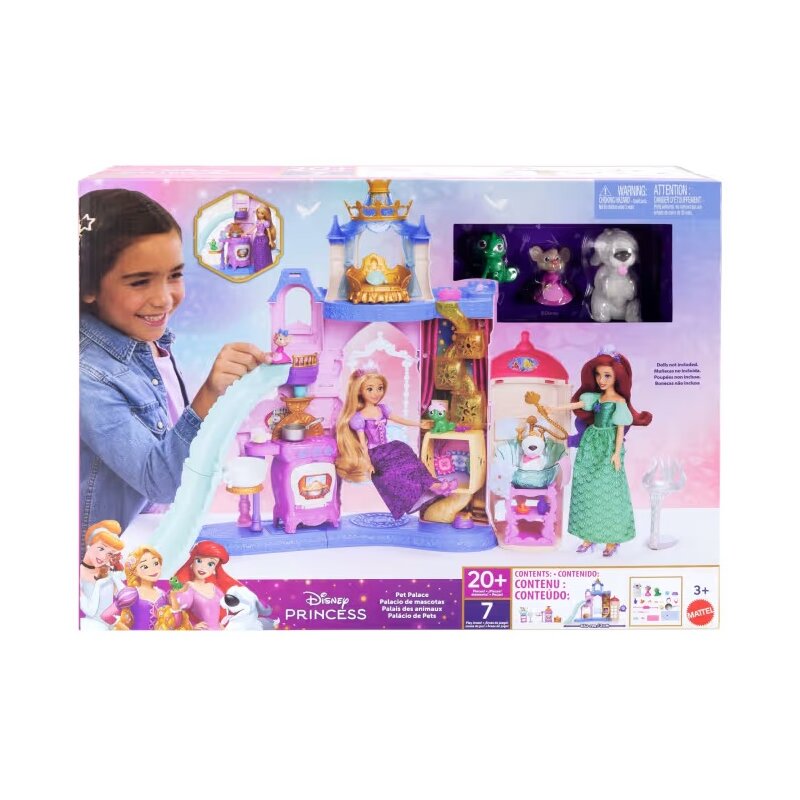 Domek dla lalek MATTEL Disney Princess Pałac zwierzątek JBF96