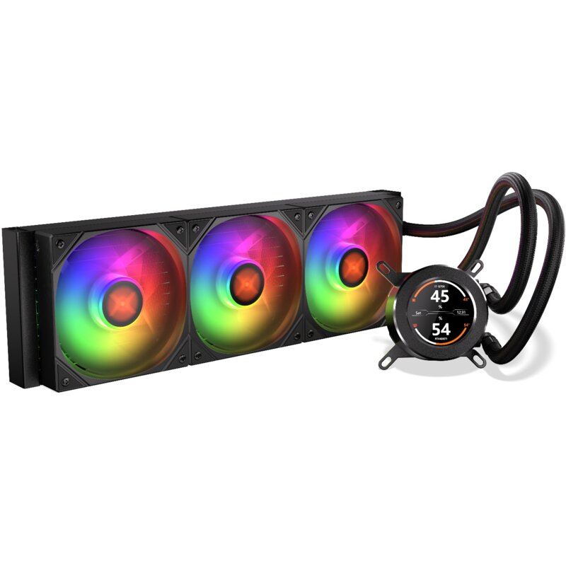 KRUX HydroGlance 360 ARGB LCD 3x120mm
