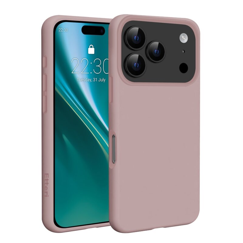 Etteri Silicone Case do iPhone 17 Pro Różowy