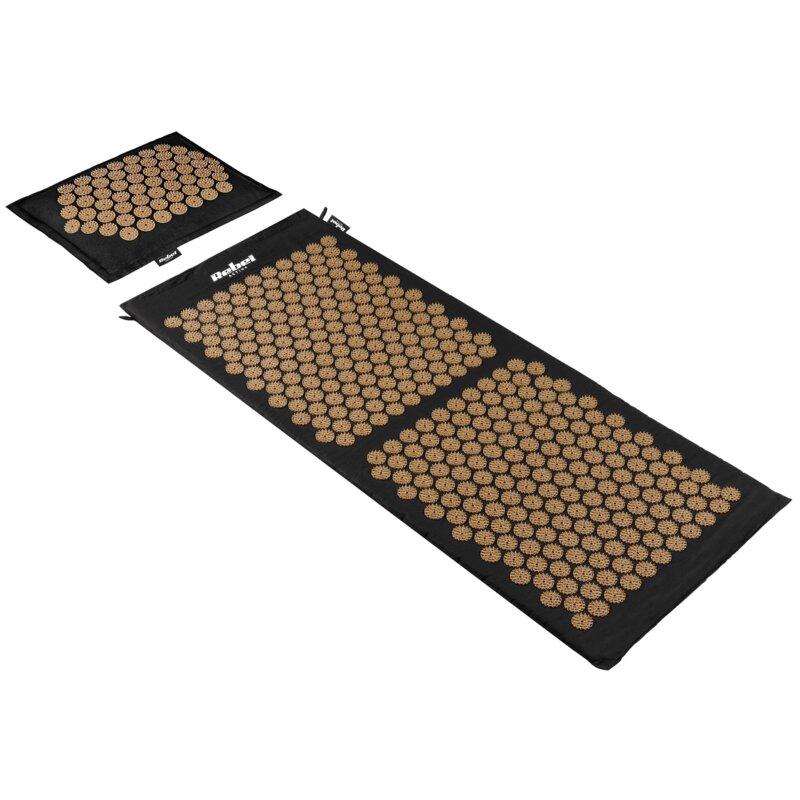 Mata do akupresury REBEL ACTIVE RBA-6012-GL Czarno-złoty
