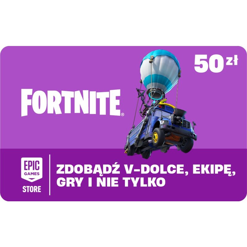 Karta podarunkowa EPIC GAMES Fortnite 50 PLN