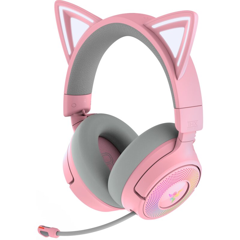 Słuchawki RAZER Kraken Kitty V3 Pro Różowo-szary
