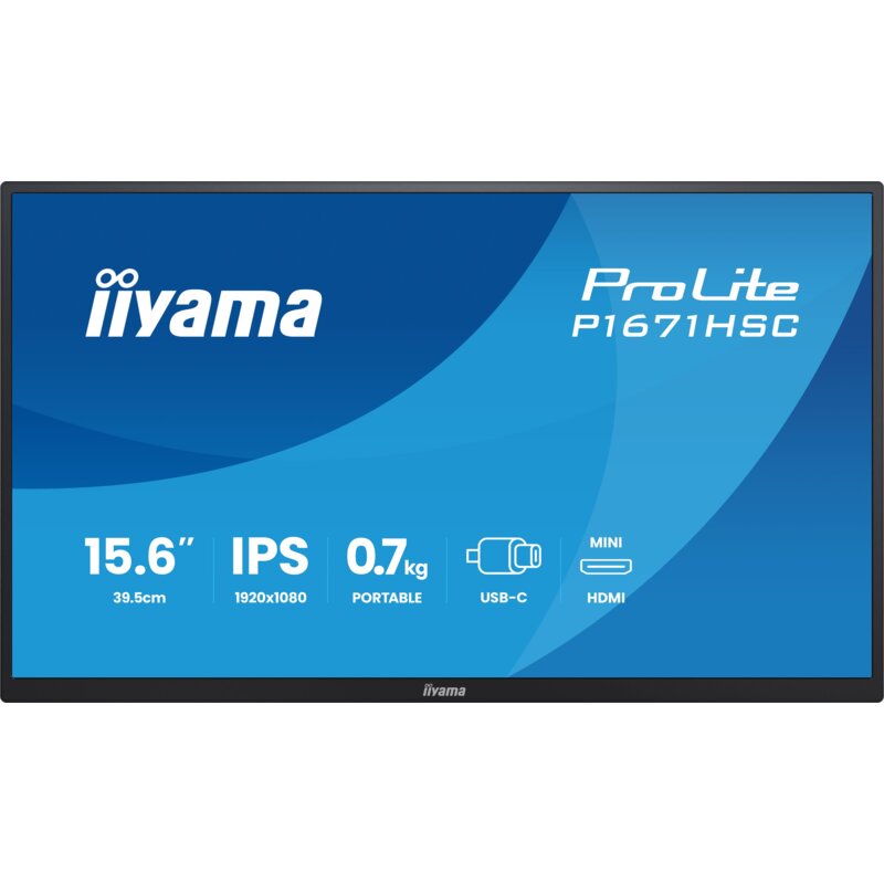 Monitor IIYAMA ProLite P1671HSC-B1 15.6