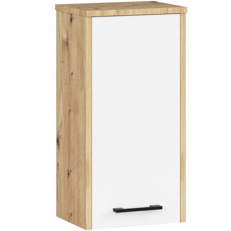 Szafka Åazienkowa AKORD FIN DÄ b Artisan 30 cm 1 drzwi kolor BiaÅy mat 2 póÅki 30x22,5x60 cm