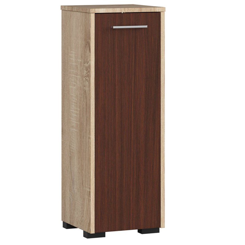 Szafka Åazienkowa AKORD FIN DÄ b Sonoma 30 cm 1 drzwi kolor Wenge mat 2 póÅki 30x30x82 cm