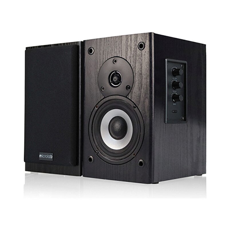 Kolumny podstawkowe MICROLAB B72 Czarny (2 szt.)