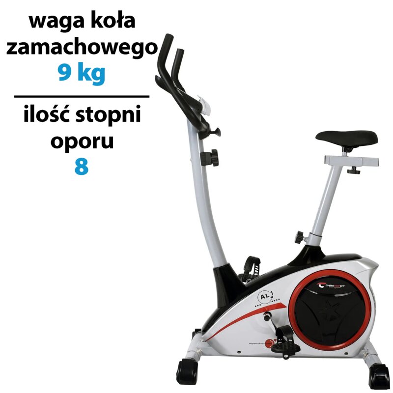Rower magnetyczny CHRISTOPEIT SPORT AL 1 Srebrny