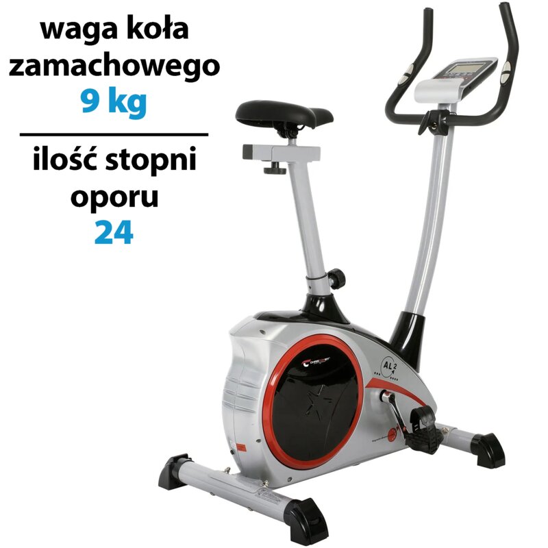 Rower magnetyczny CHRISTOPEIT SPORT AL 2 Srebrny